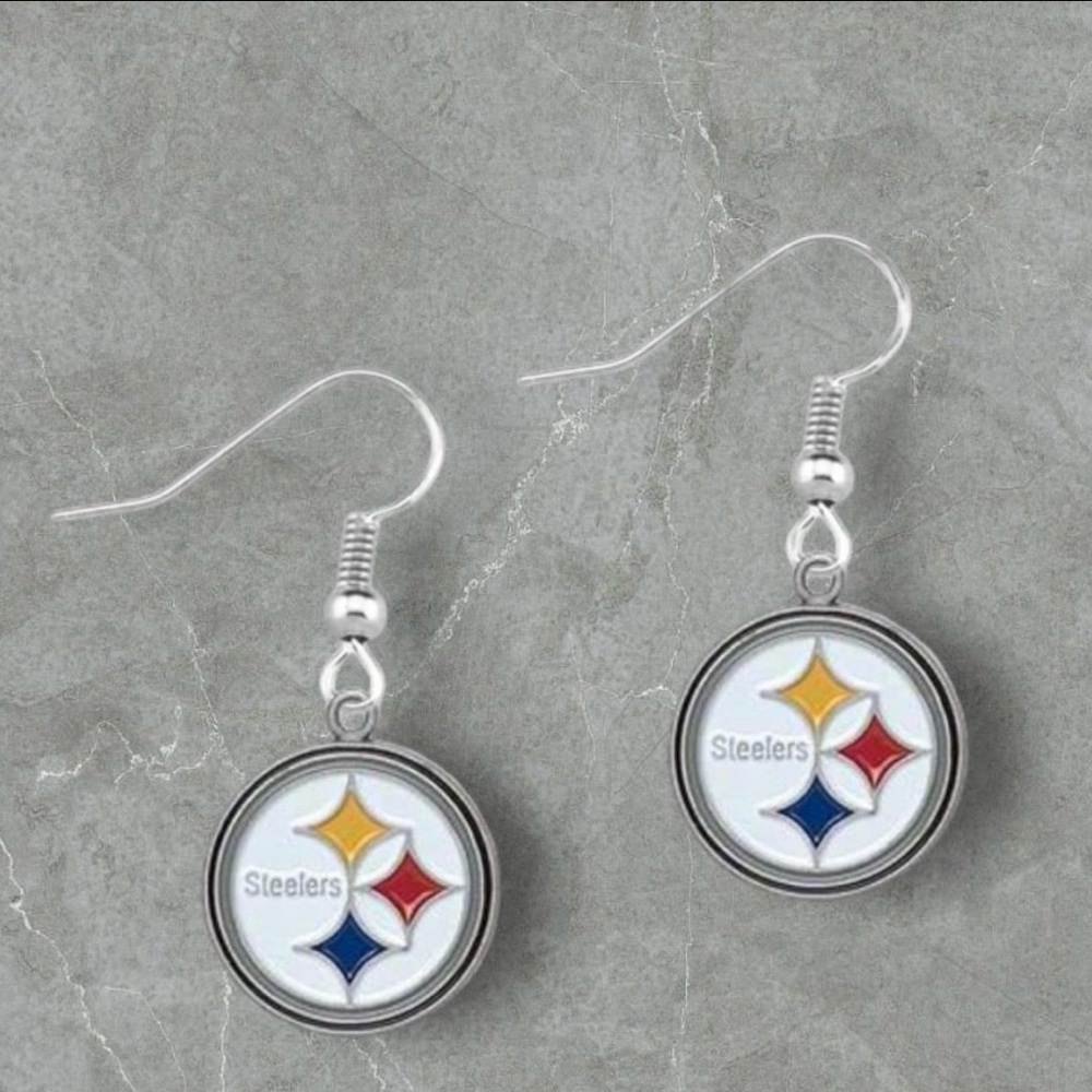 Pittsburgh Steelers drop earrings